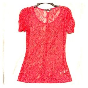 NWOT Forever 21 beautiful sheer top